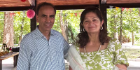 Ramesh Sharma, left, and Neelam K. Sharma, two U.S. citizens missing following the Nepal flooding.