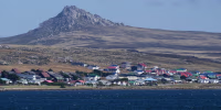 A view of Argentina's Falklands.