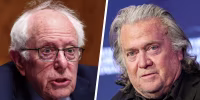 Bernie Sanders and Steve Bannon.