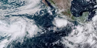 Hurricane Polo grows into a Category 4 storm in the Pacific off Mexico
