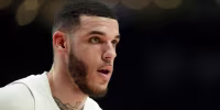 PORTLAND, OREGON - FEBRUARY 01: Lonzo Ball #2 of the Cleveland Cavaliers looks on during the first half against the Portland Trail Blazers at Moda Center on February 01, 2026 in Portland, Oregon. NOTE TO USER: User expressly acknowledges and agrees that, by downloading and or using this photograph, User is consenting to the terms and conditions of the Getty Images License Agreement. (Photo by Soobum Im/Getty Images)