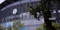 MANCHESTER, ENGLAND - SEPTEMBER 5: A general exterior view of Etihad Stadium, home stadium of Manchester City ahead of the Premier League 2026/27 match between Manchester City and Coventry City at Etihad Stadium on September 5, 2026 in Manchester, United Kingdom. (Photo by Robbie Jay Barratt - AMA/Getty Images)