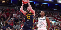 Watch Caitlin Clark's top highlights from the Indiana Fever's 96-77 win over the Minnesota Lynx. Clark scored 27 points and added 7 rebounds and 9 assists to power the Fever to their 28th win of the season.
