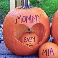 Halloween pregnancy annoucements