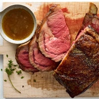 Slow-Roasted Prime Rib with Beef Jus