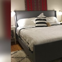 See a boring bedroom get a designer makeover for just $500