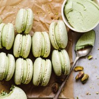 Pistachio Macaron.