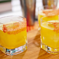 Classic Margarita, Spicy Mango Margarita, Strawberry Margarita & Pineapple Margarita