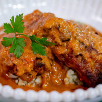 Kristen Kish's Chicken Paprikash