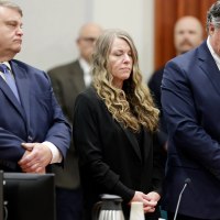 Lori Vallow Daybell stands and listens as the jury's verdict is read at the Ada County Courthouse in Boise, Idaho on Friday, May 12, 2023.