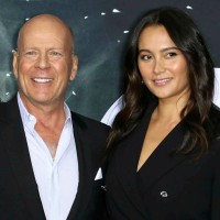 Bruce Willis and Emma Heming at the premiere of "Glass" in New York City on Jan. 15, 2019.