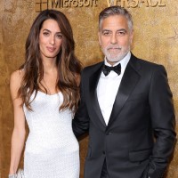 The couple at the Clooney Foundation for Justice's "The Albies" on Sept. 28, 2023 in New York City.