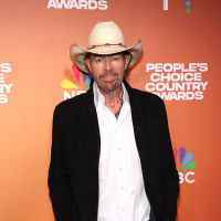 Toby Keith attends the 2023 People's Choice Country Awards at The Grand Ole Opry on Sep. 28, 2023 in Nashville, Tennessee. 