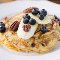 Joy Bauer's Healthy Banana and Cottage Cheese Pancakes