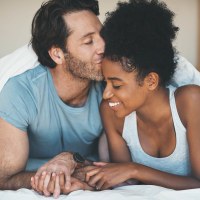 Couple with healthy sex life