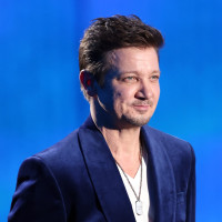 Jeremy Renner speaks onstage during the 2024 People's Choice Awards held at Barker Hangar on February 18, 2024 in Santa Monica, California.