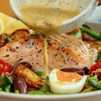 Sheet-Pan Salmon Niçoise Salad