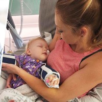 Water beads / Hannah Rief and daughter in the hospital