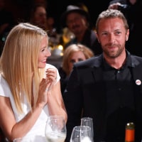 Gwyneth Paltrow and Chris Martin attend the 3rd annual Sean Penn & Friends HELP HAITI HOME Gala benefiting J/P HRO presented by Giorgio Armani at Montage Beverly Hills on January 11, 2014 in Beverly Hills, California. 