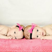 The newborn twins