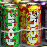 Cans of Four Loko.