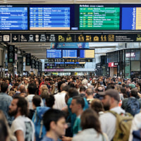 According to SNCF a massive attack on a large scale hit the TGV network and many routes will have to be cancelled. SNCF urged passengers to postpone their trips and stay away from train stations.