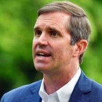 Kentucky Gov. Andy Beshear sits for an interview in Versailles, Ky., May 17, 2023.