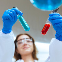 women scientist working research 