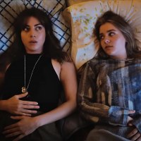 Aubrey Plaza and Maisy Stella in "My Old Ass."
