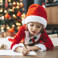 Writing letters to Santa