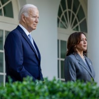 Joe Biden and Kamala Harris.