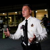 Hillsborough County Sheriff Chad Chronister speaks in 2021 in Riverview, Fla. 