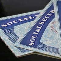 Close up of US Social Security Cards