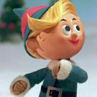 Santa and Rudolph the Red Nosed Reindeer