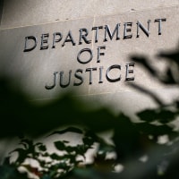 Department of Justice Building in Washington DC DOJ