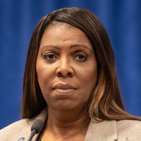 New York State Attorney General Letitia James makes an