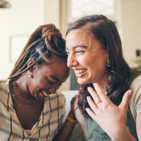 Laughing women