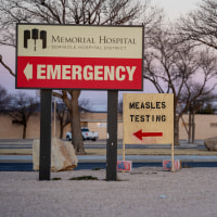 One Death Reported As Texas Measles Outbreak Spreads