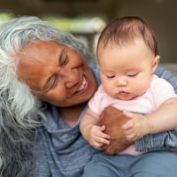 Grandmother with Granddaughter