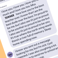 Preschooler takes dad's ipad, sends messages to teacher