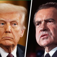 President Trump and former President Richard Nixon.