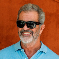 Mel Gibson at the French Open in 2021.