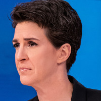 Donald Trump and Rachel Maddow