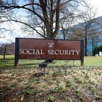 A sign in front of the entrance of the Security Administration's main campus.