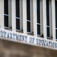 The Department of Education building in Washington, DC, March 24, 2025.