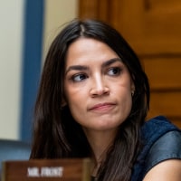 Alexandria Ocasio-Cortez, D-N.Y., and Maxwell Frost, D-Fla.