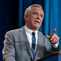 Health and Human Services Secretary Robert F. Kennedy Jr. speaks in Washington on April 22, 2025. 