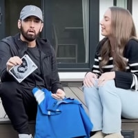 Eminem, Hailie and baby