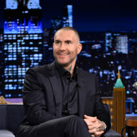 Adam Levine on "The Tonight Show Starring Jimmy Fallon" on Monday, April 7, 2025.