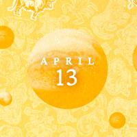 Planets on zodiac background